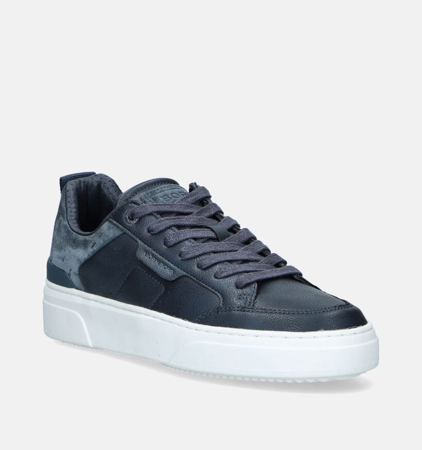 Björn Borg Tennis Low Chaussures avec lacets en Bleu pour hommes (345605) - pour semelles orthopédiques