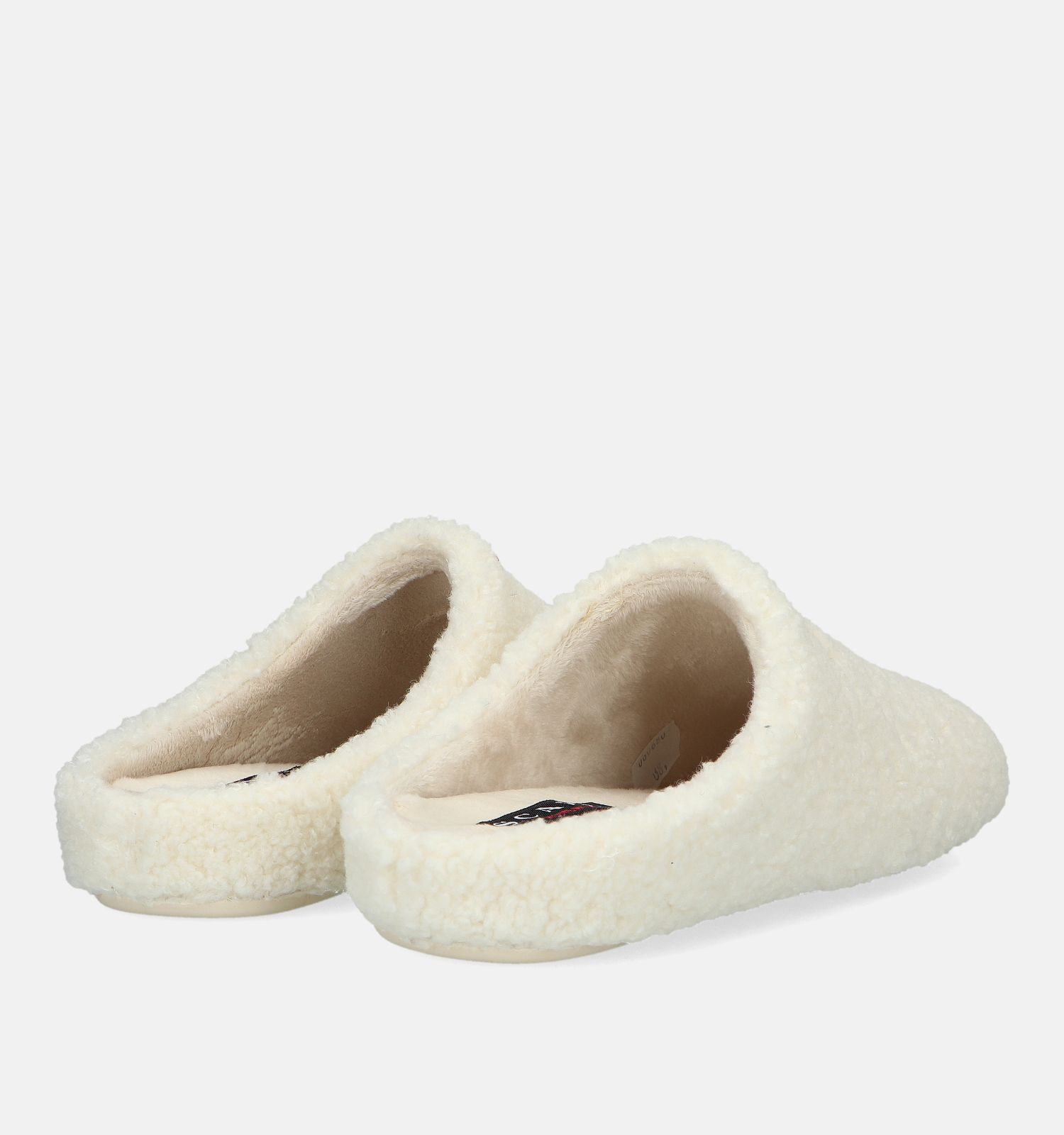 Scapa Ecru Teddy Pantoffels Dames Pantoffels Online op TORFS.BE