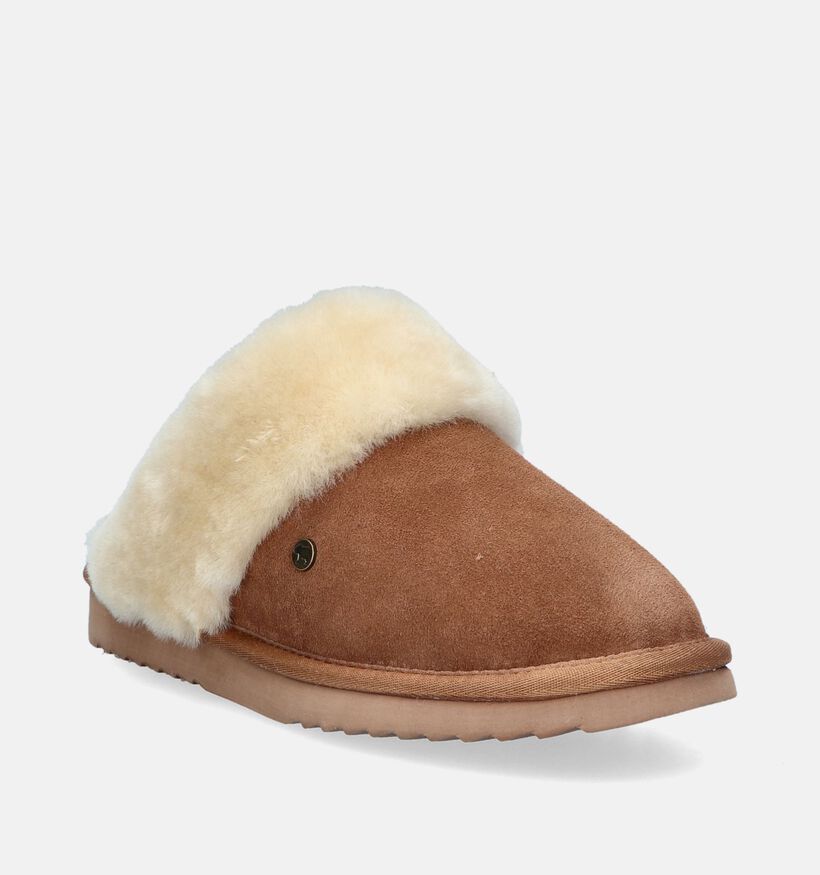 Warmbat Flurry Cognac Pantoffels voor dames (346207)