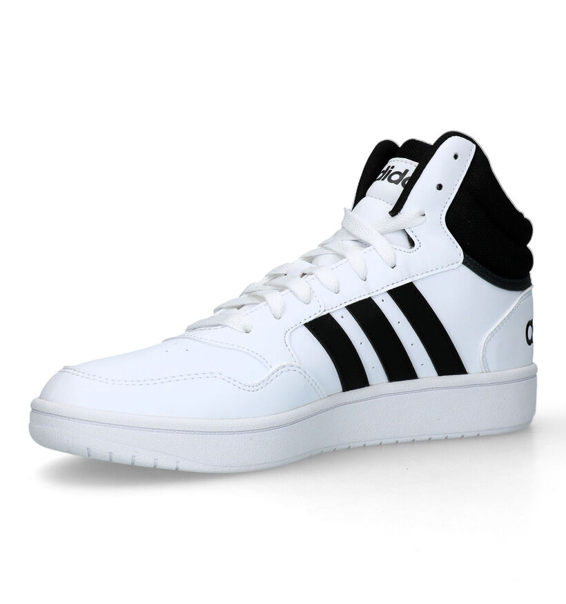 adidas Hoops 3.0 Mid Witte Sneakers voor heren (326292)