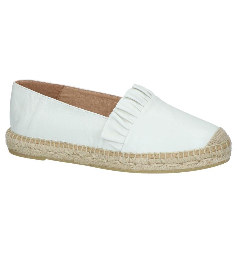 Kanna Espadrilles en Écru en cuir (246577)