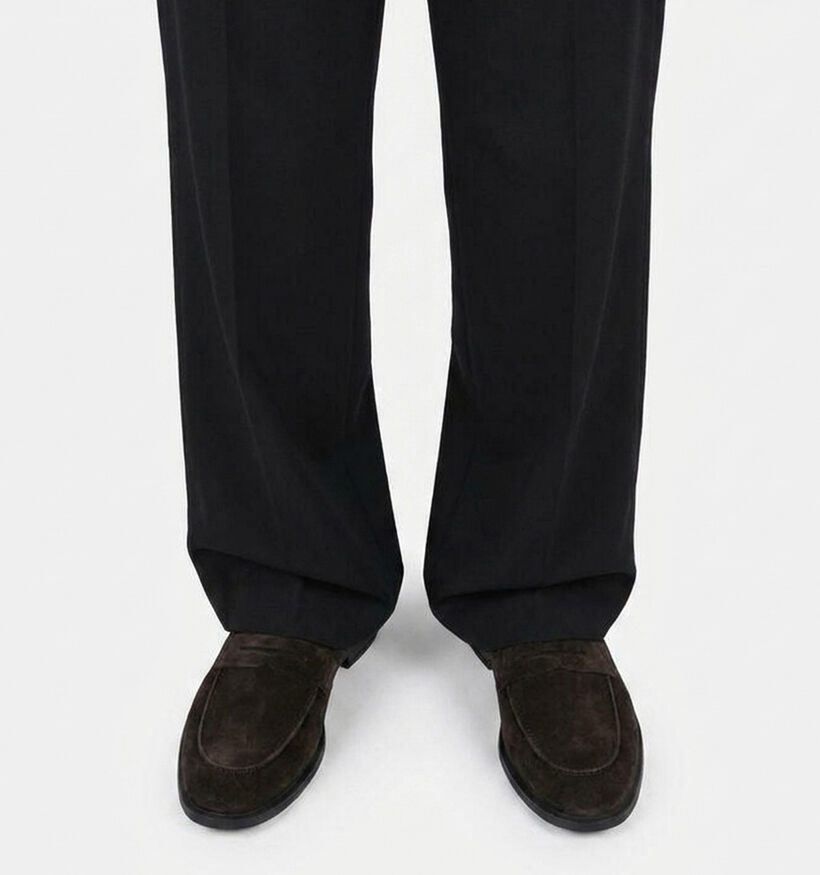 Via Borgo Liluca Donkerbruine Loafers voor heren (376115)