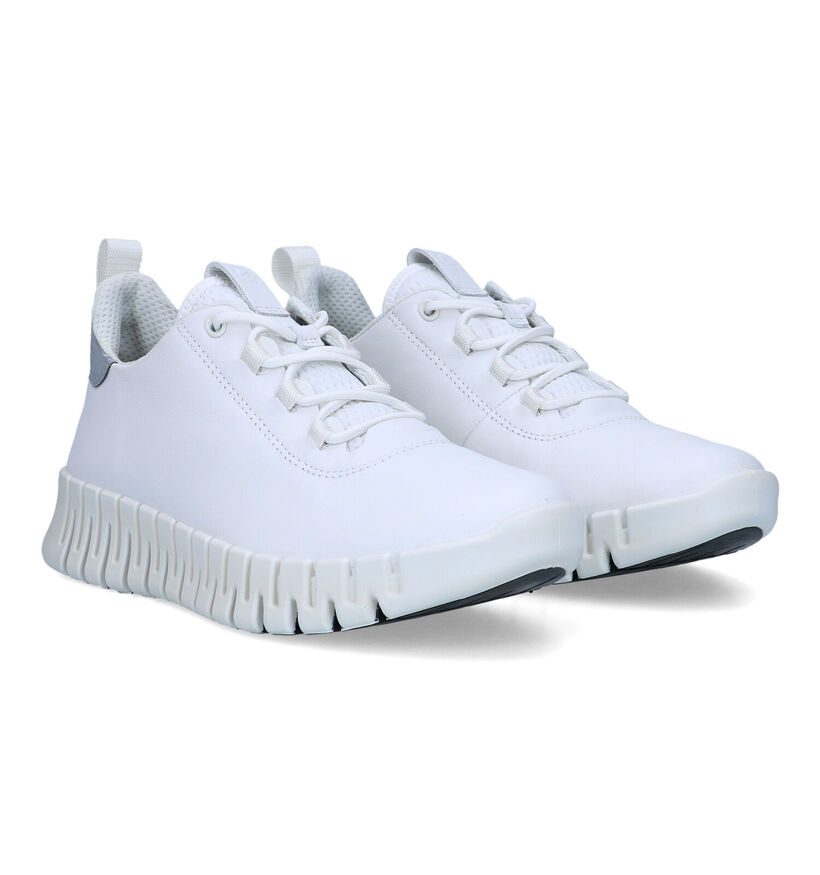 ECCO Gruuv Chaussures à lacets en Blanc pour femmes (353340) - pour semelles orthopédiques