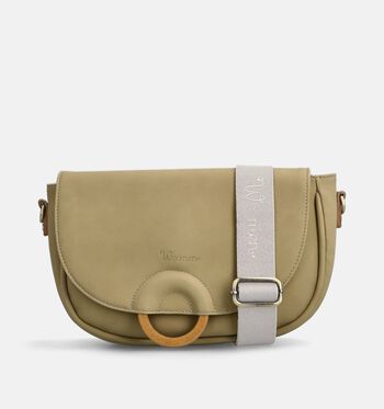 Woomen Sacs porté croisé Noir/Beige/Marron/Vert