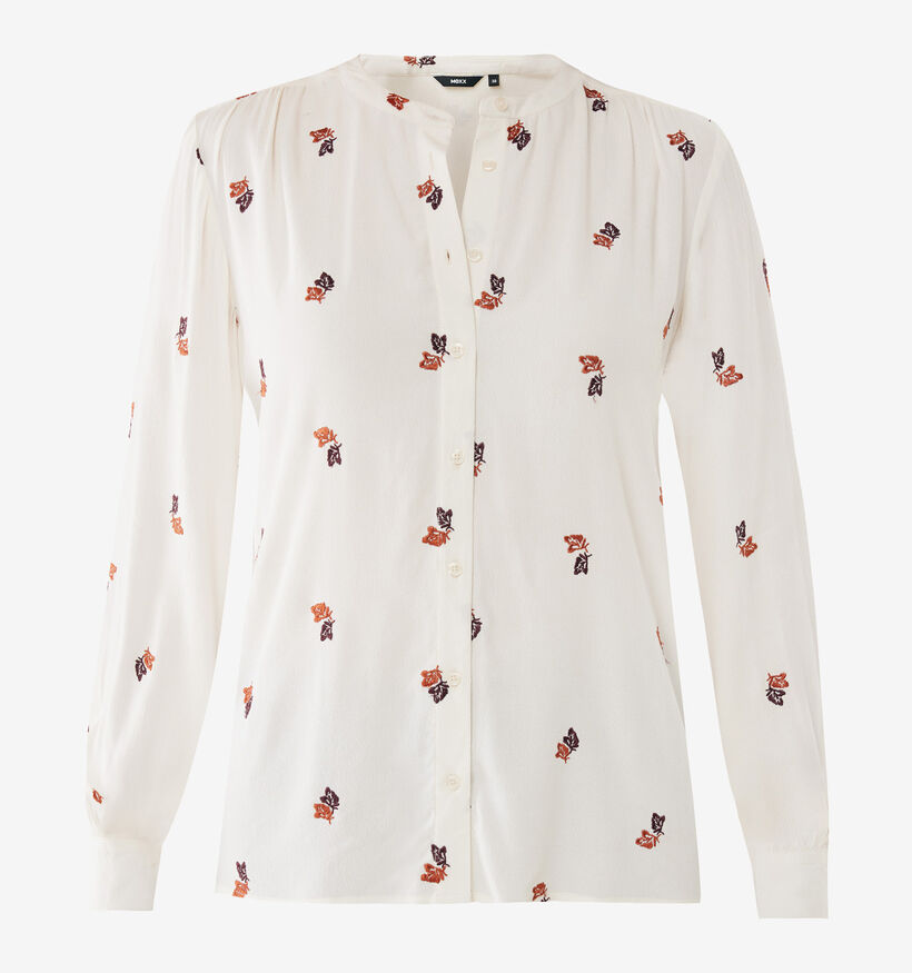 Mexx Embroidery Blouse en Blanc pour femmes (362296)