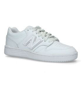 New Balance BB 480 Witte Sneakers voor dames (334560) - geschikt voor steunzolen