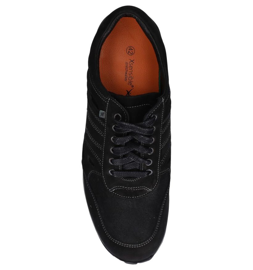 Xsensible Chaussures confort en Noir en nubuck (261138)