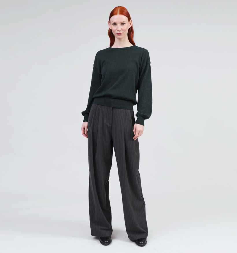 Vero Moda Silje Pantalon large en Gris L32 pour femmes (349639)