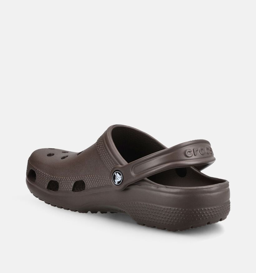Crocs Classic Donkerbruine Slippers voor dames (381330)