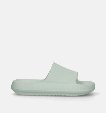 Badslippers groen