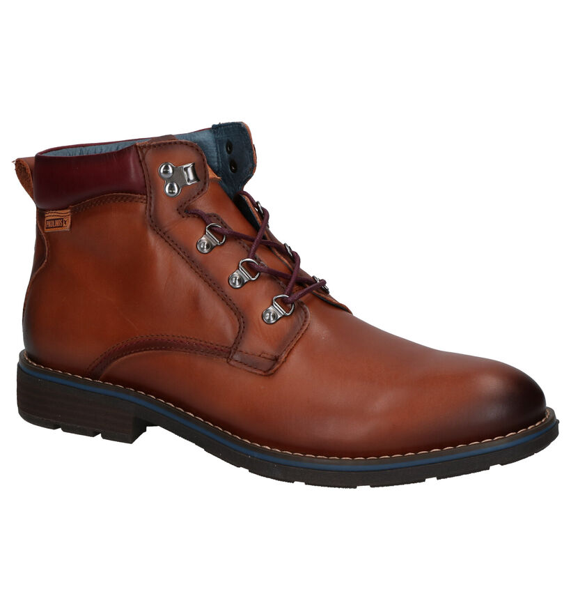 Pikolinos York Bottines en Cognac en cuir (261423)