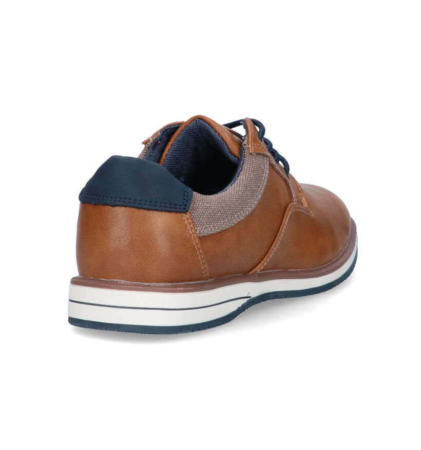 Bullboxer Chaussures à lacets en Cognac pour garçons (322478)