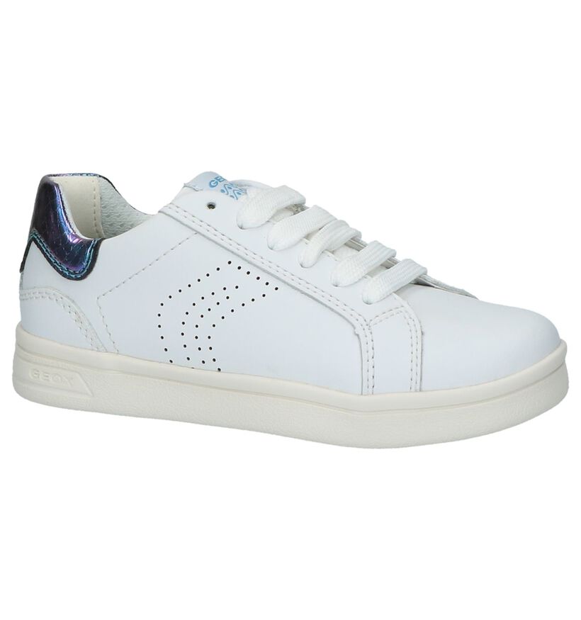 Witte Lage Sportieve Sneakers Geox in kunstleer (210486)