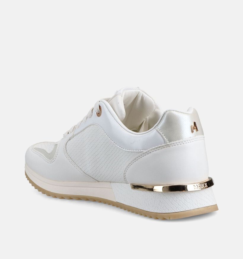 Mexx Fleur Baskets habill&eacute;es en Blanc pour femmes (367250) - pour semelles orthop&eacute;diques