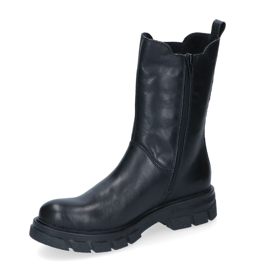 Rieker Bottines Chelsea en Noir en cuir (299385)