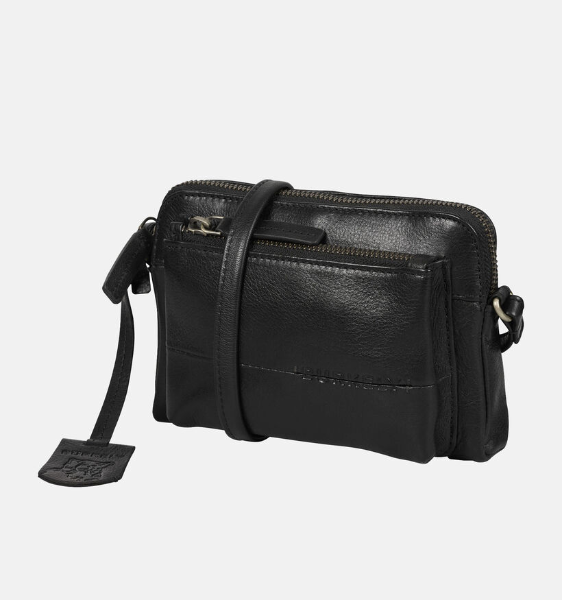 Burkely Norah Sac porté croisé en Noir pour femmes (347959)