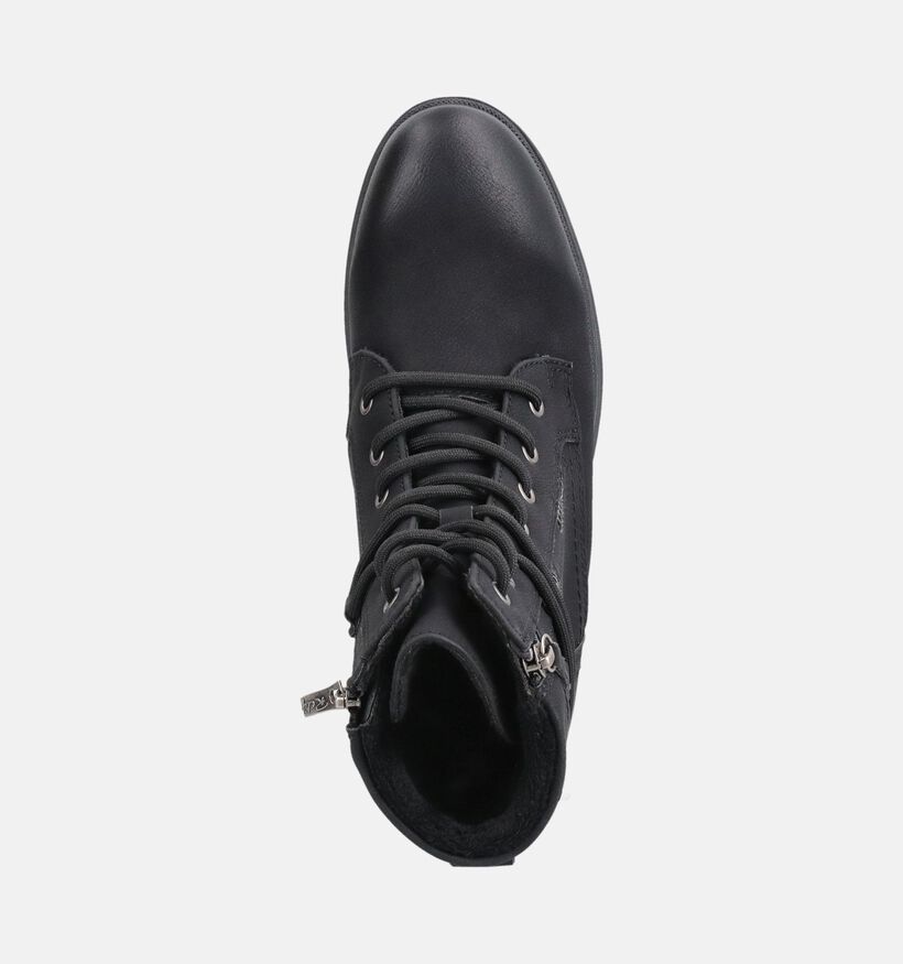 Relife Zwarte Boots met Veter en Rits voor dames (377804)