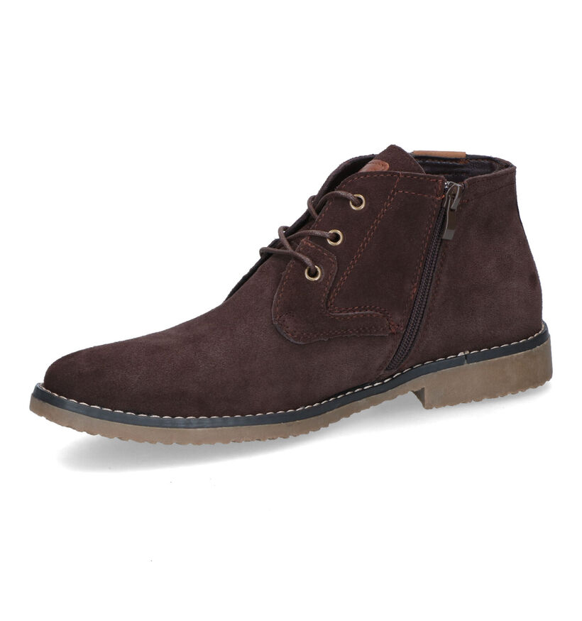 Xti Chaussures hautes en Brun foncé en nubuck (322456)