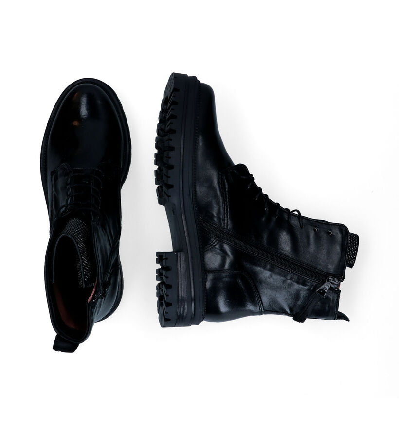 Mjus Zwarte Boots in leer (297885)