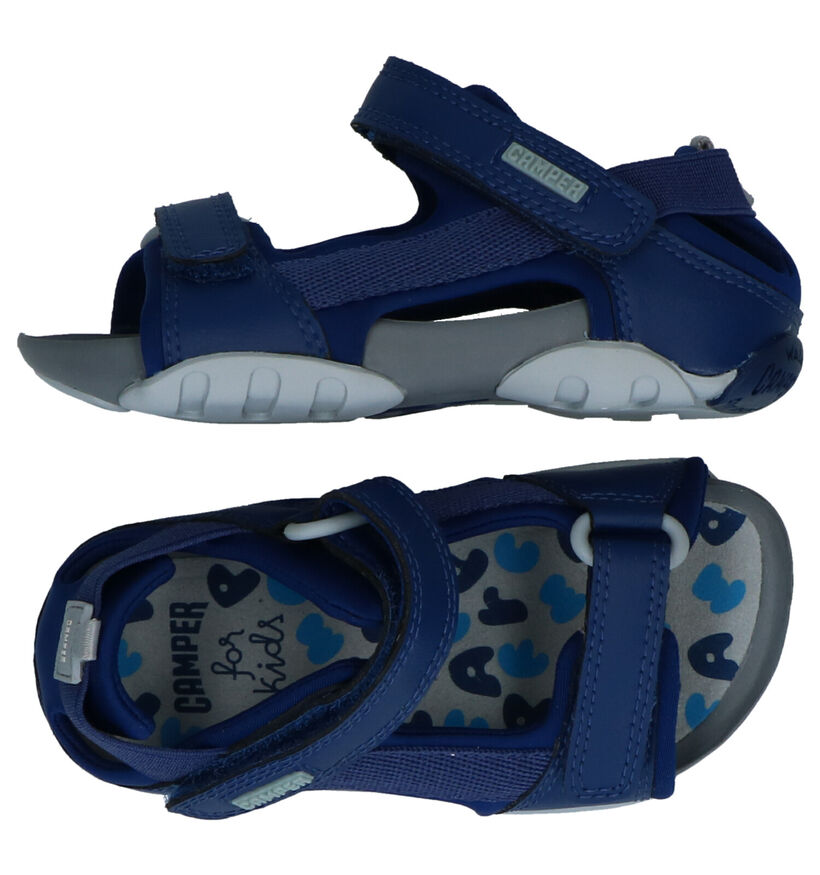 Camper Blauwe Sandalen in stof (288738)