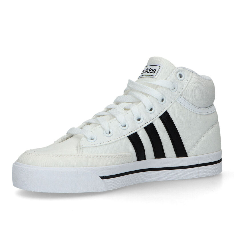 adidas Retrovulc Mid Baskets en Blanc pour femmes (324486) - pour semelles orthopédiques