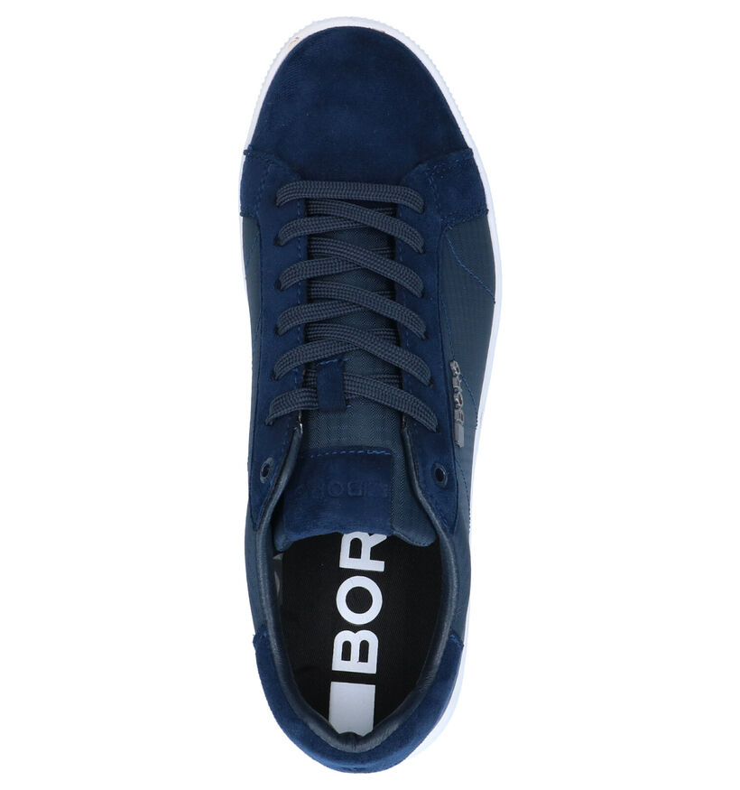 Björn Borg Blauwe Sneakers in daim (267039)