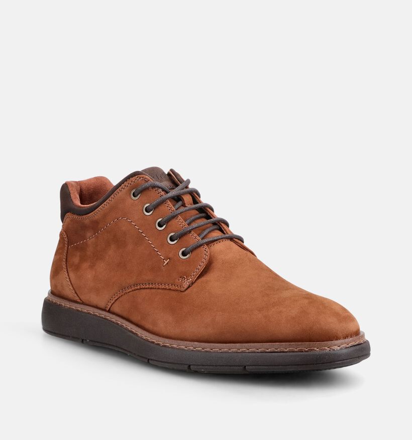 Tamaris Cognac Veterboots voor heren (378413) - geschikt voor steunzolen