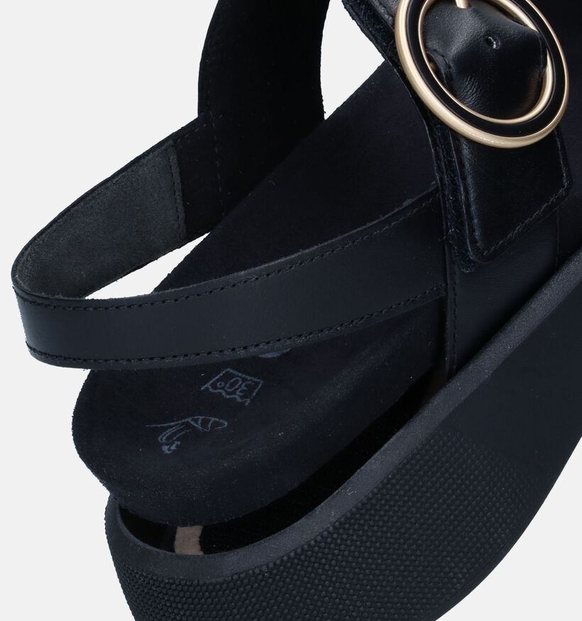 Gabor Zwarte Sandalen voor steunzolen voor dames (339360) - geschikt voor steunzolen