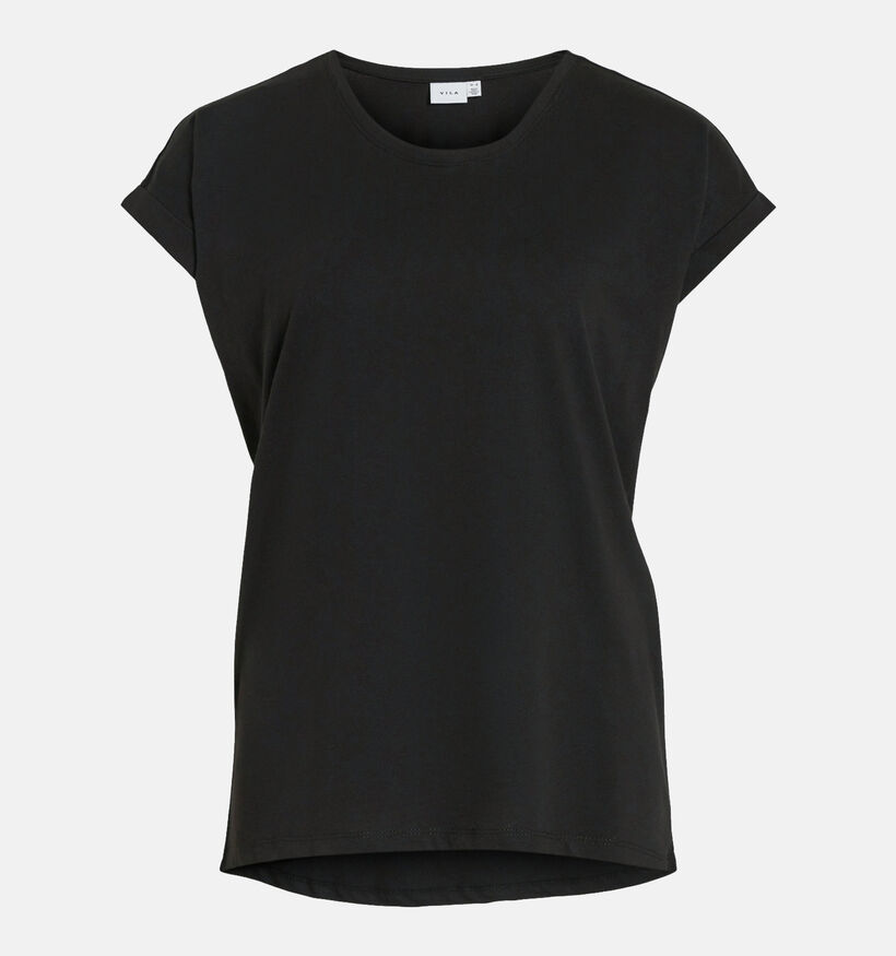 Vila Dreamers T-shirt basic en Noir pour femmes (345356)