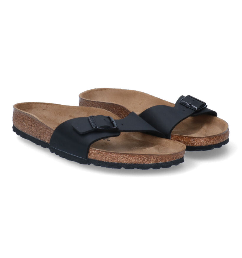 Birkenstock Madrid Nu-pieds en Noir pour femmes (302977)