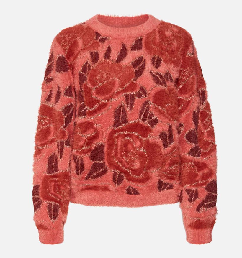 Vero Moda Poilu Pull duvet en Rose pour femmes (330881)