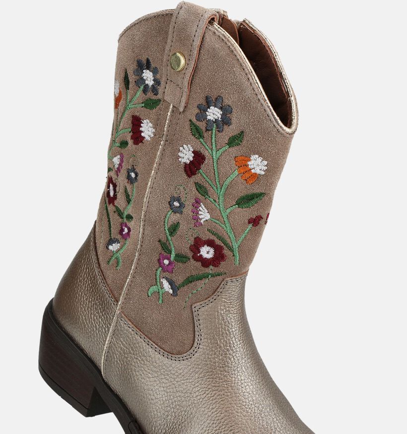 Milo & Mila Santiags en Or pour filles (363177)