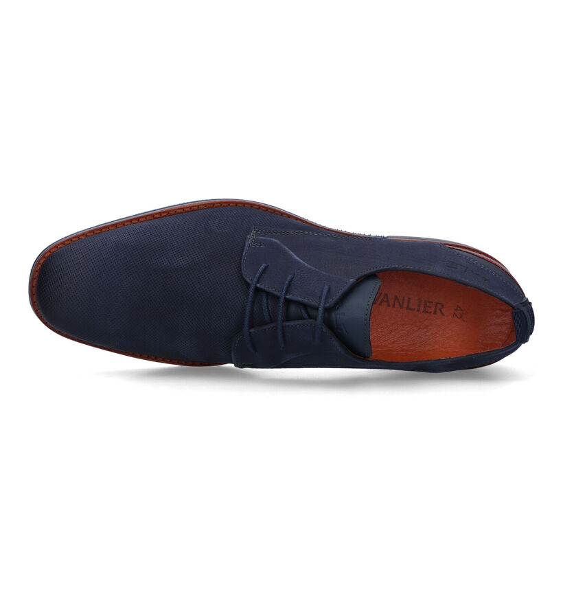 Van Lier Amalfi Chaussures classiques en Bleu pour hommes (322508)