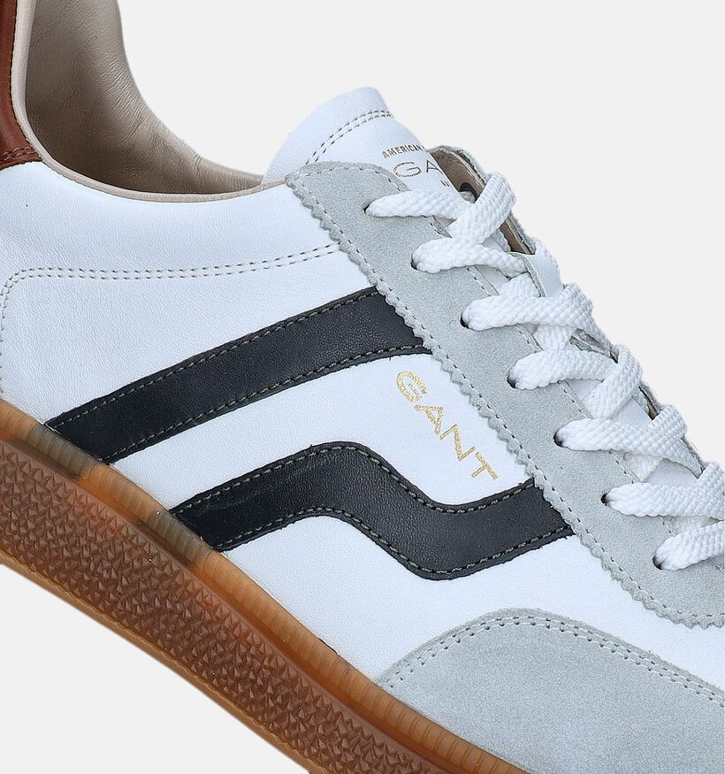 Gant Cuzmo Witte Veterschoenen voor heren (347809) - geschikt voor steunzolen