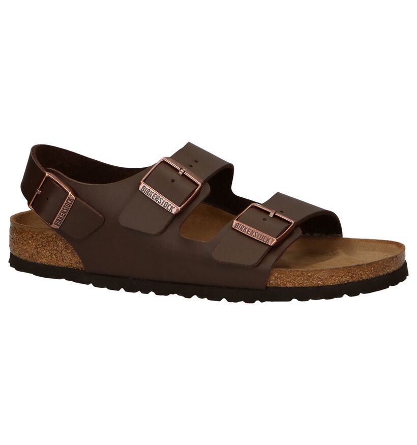 Birkenstock Milano Zwarte Sandalen in kunstleer (305410)