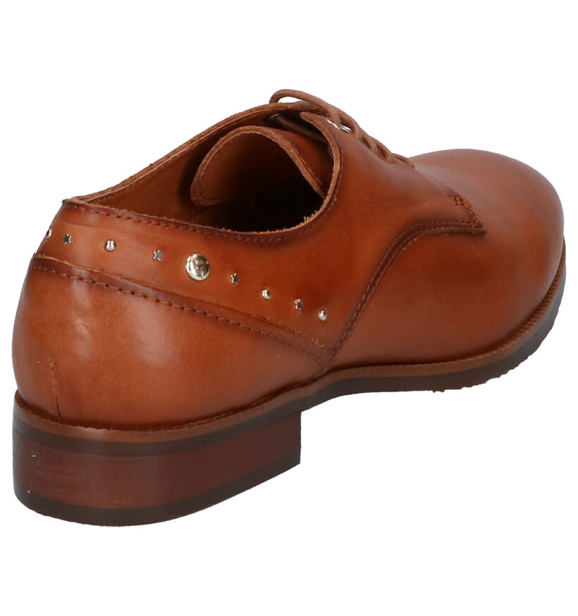 Pikolinos Royal Cognac Veterschoenen in leer (261460)