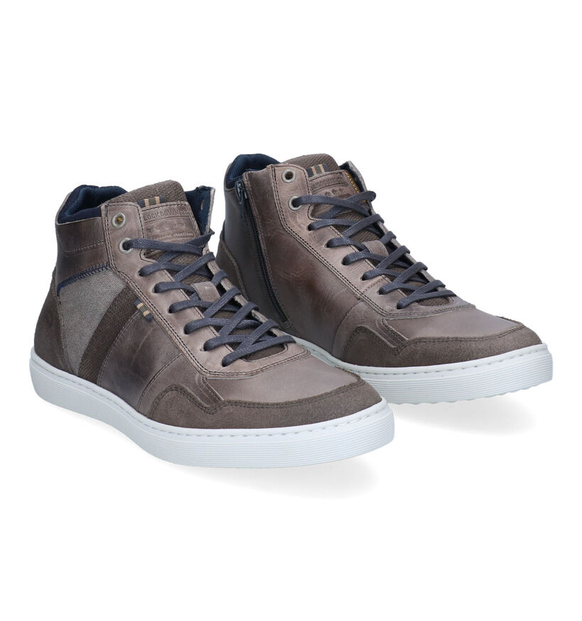 Bullboxer Chaussures hautes en Gris pour hommes (299832) - pour semelles orthopédiques