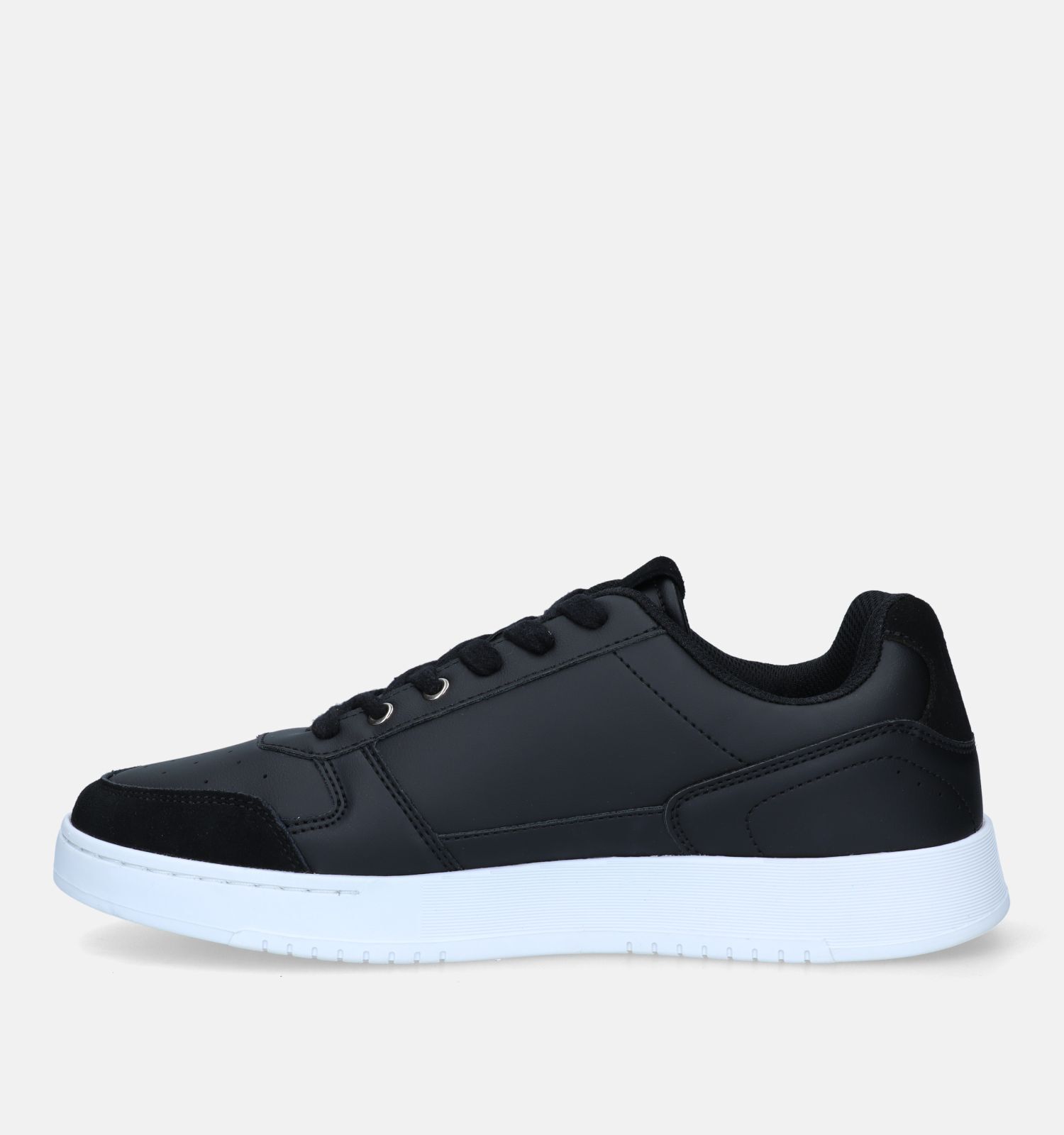 Zwarte veterschoenen heren clearance