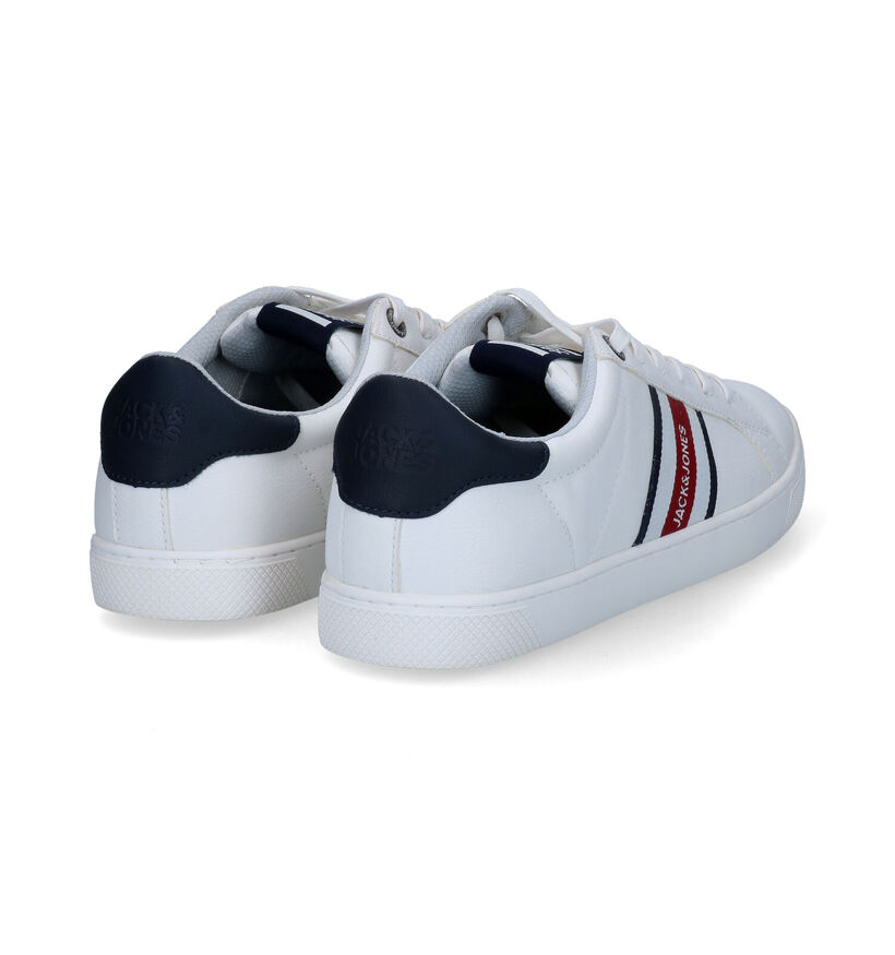 Jack & Jones Trent Tape Chaussures &agrave; lacets en Blanc en simili cuir (305179)