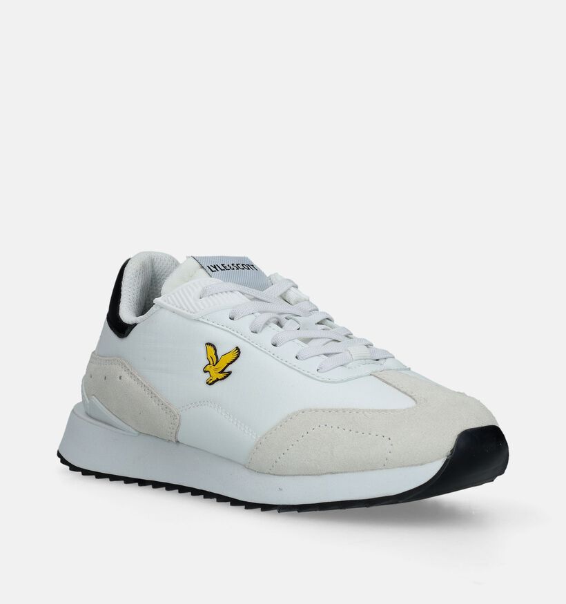 Lyle Scott Wrath_BSC Witte Veterschoenen voor jongens (349208) - geschikt voor steunzolen