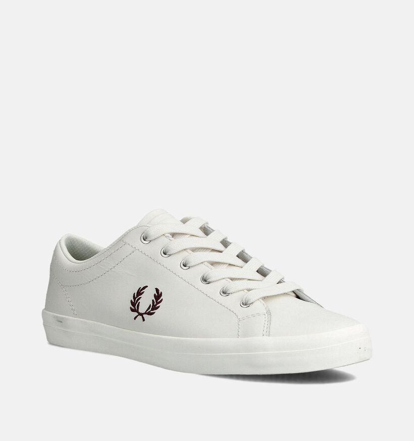 Fred Perry Baseline Chaussures à lacets en Blanc pour hommes (362928)