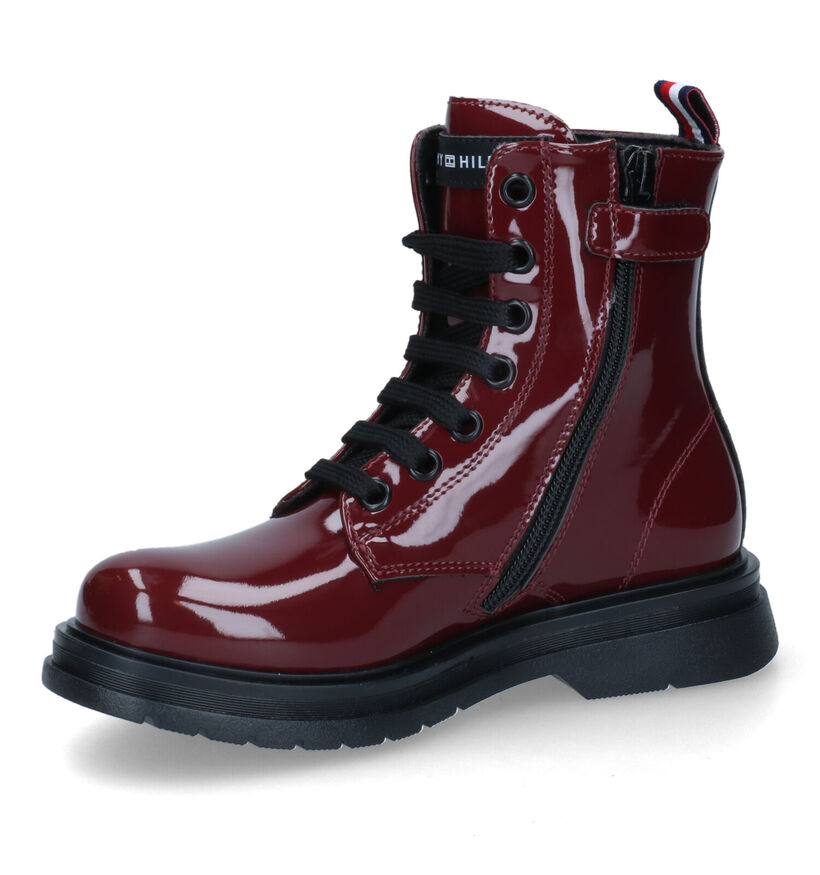 Tommy Hilfiger Bottines robustes en Bleu foncé en simili cuir (312052)