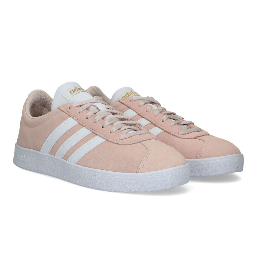 adidas VL Court 2.0 Roze Sneakers voor dames (324516)
