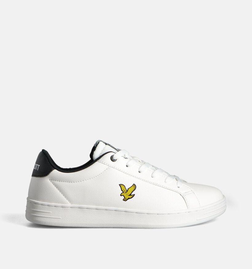 Lyle & Scott Elgin Witte Sneakers voor heren (354480) - geschikt voor steunzolen