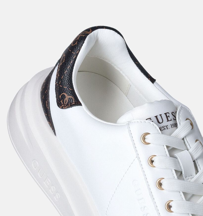 Guess Elba Witte Sneakers voor heren (359547) - geschikt voor steunzolen