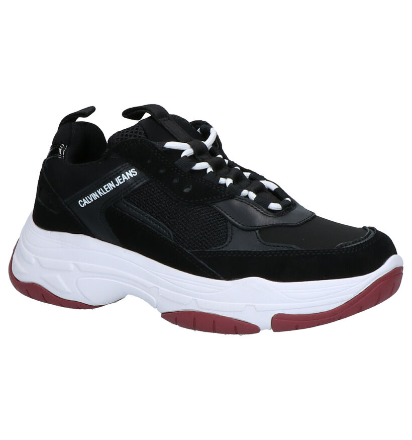 Calvin Klein Baskets basses en Blanc en daim (250386)