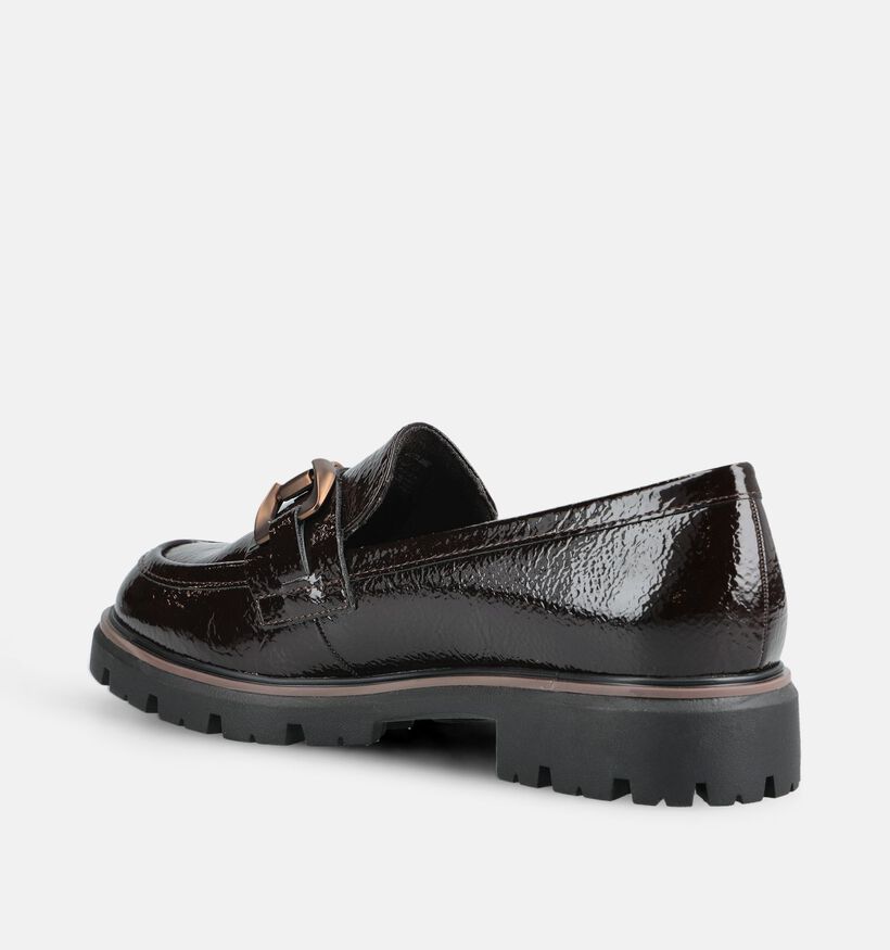 Marco Tozzi Chaussures plates en Brun fonc&eacute; pour femmes (376571)