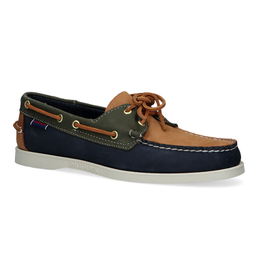 Sebago Dockside Portland Spinnaker Blauwe Bootschoenen voor heren (336835)