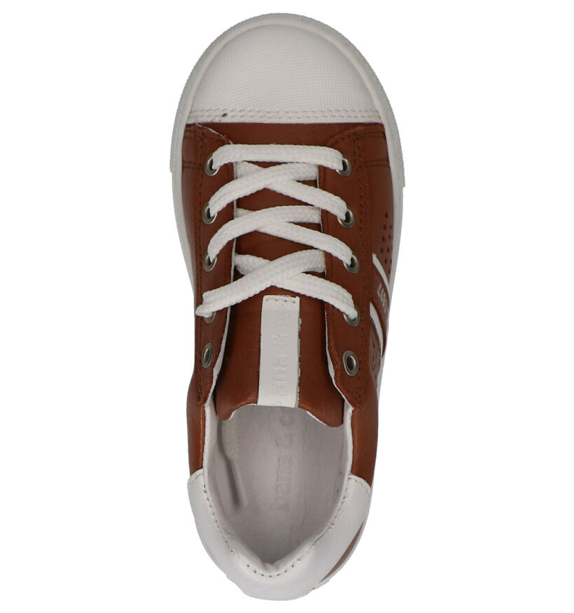 Bana & Co Cognac Sneakers in leer (273247)