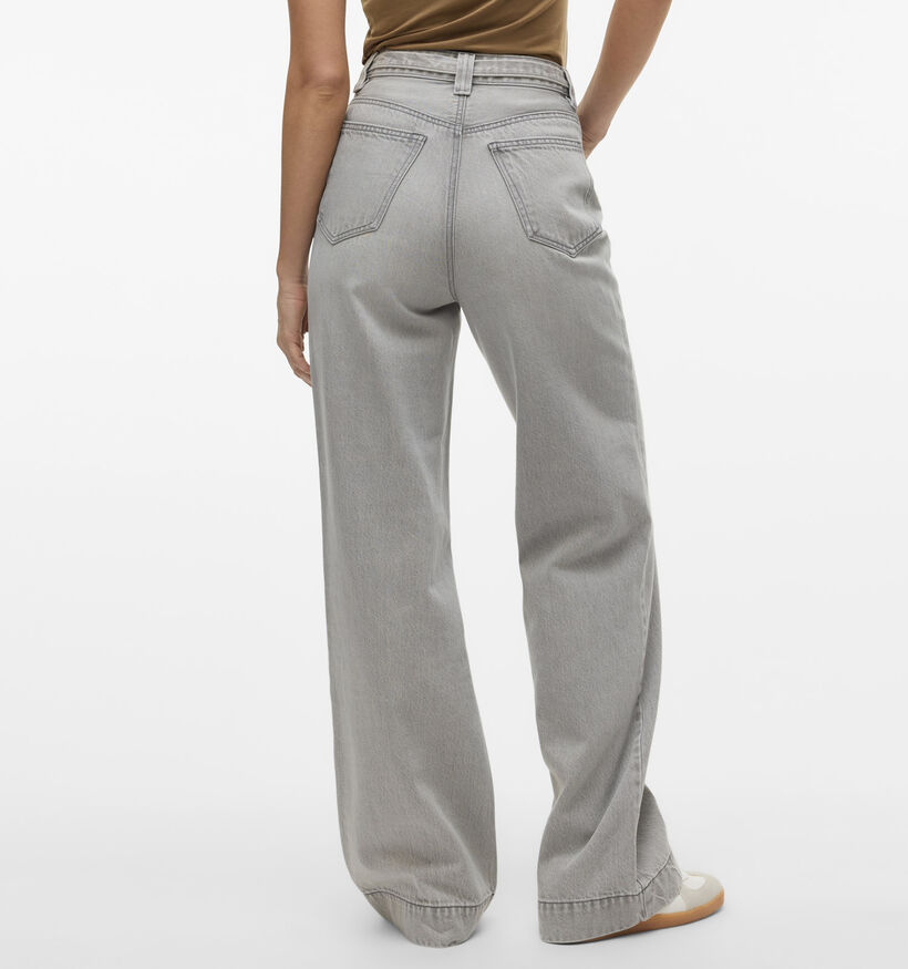 Vero Moda Kathy Grijze Wide leg jeans L30 voor dames (352105)